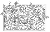 Download, print, color-in, colour-in Page 22 - two butterflies